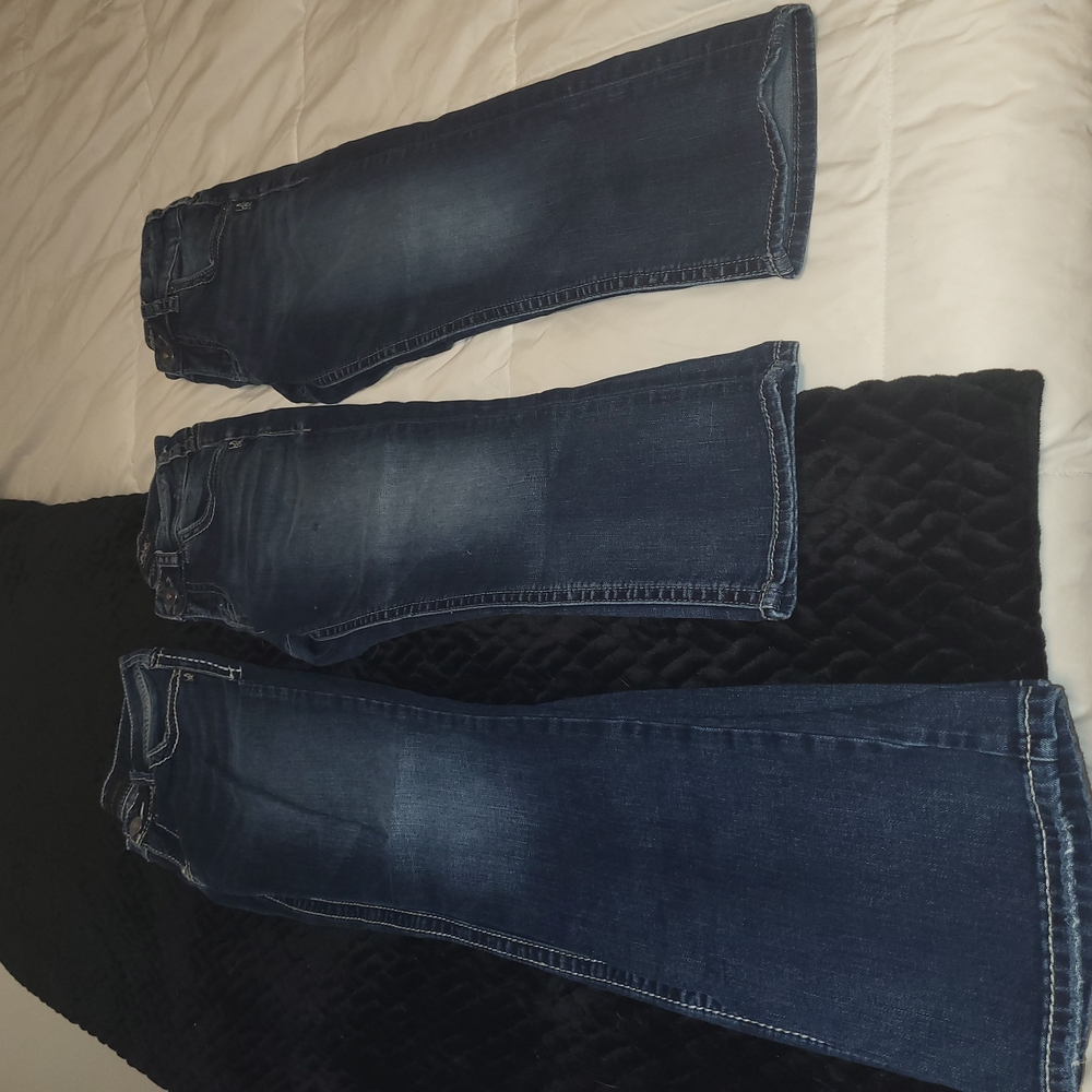 Silver Jeans Blue Flare Wide Leg Denim ( Never Used)